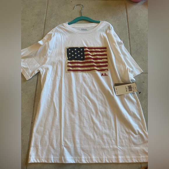Ralph Lauren Other - Ralph Lauren Big Boys Flag tee Large (14/16) NWT